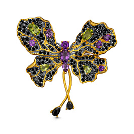 Брошь из серебра