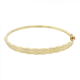 Жесткий браслет из золота