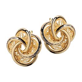 Серьги из желтого золота