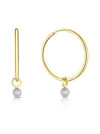 Серьги из желтого золота