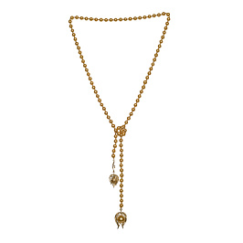 Колье из желтого серебра