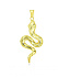 Подвеска змея из золота 585