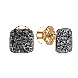 Серьги из желтого золота