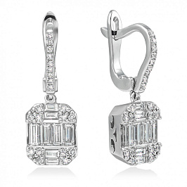 Серьги с бриллиантами