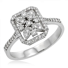 Кольцо из золота с бриллиантами