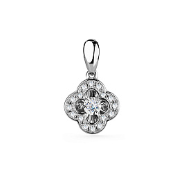 Подвеска из белого золота
