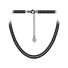 Колье из серебра