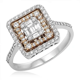 Кольцо из золота с бриллиантами