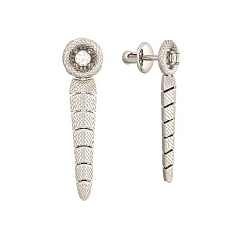 Серьги из белого золота