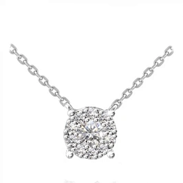 Колье Invisible из золота с бриллиантами