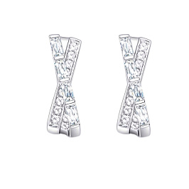 Серьги из белого золота