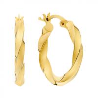 Серьги конго из золота 585