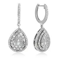 Серьги из золота с бриллиантами