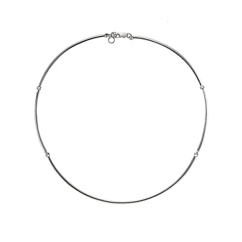 Колье из серебра